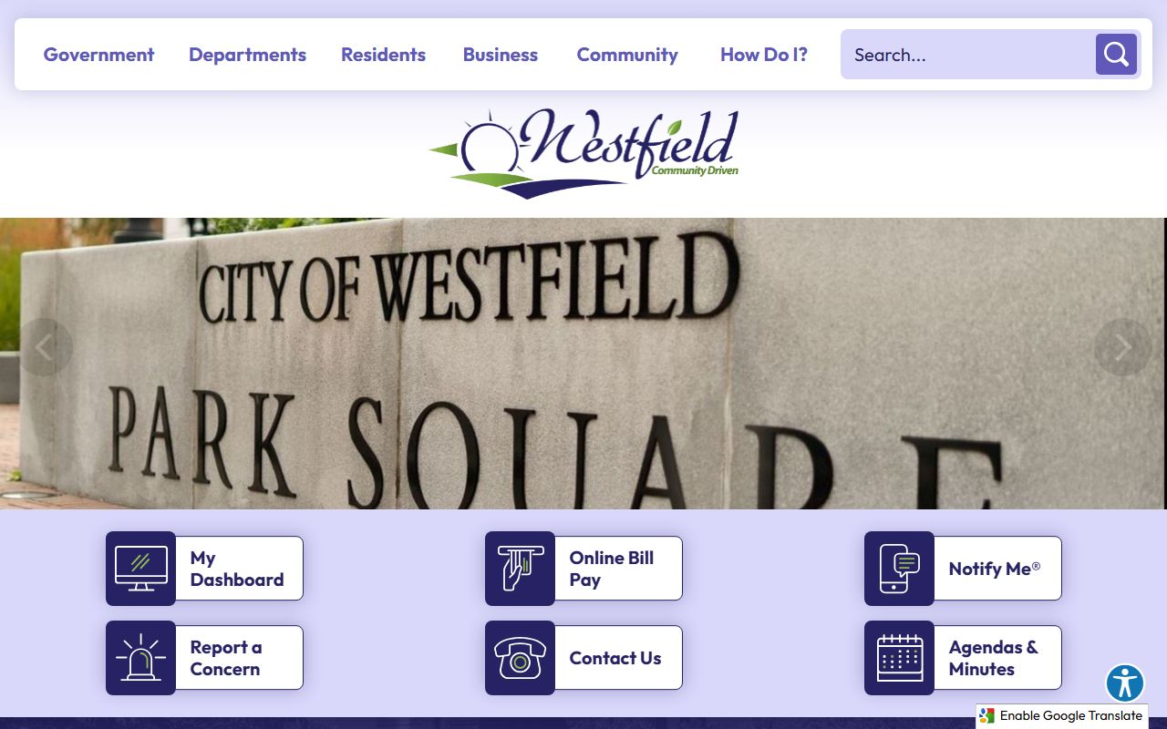 Westfield city resources related to Westfield DUI records and OWI enforcement