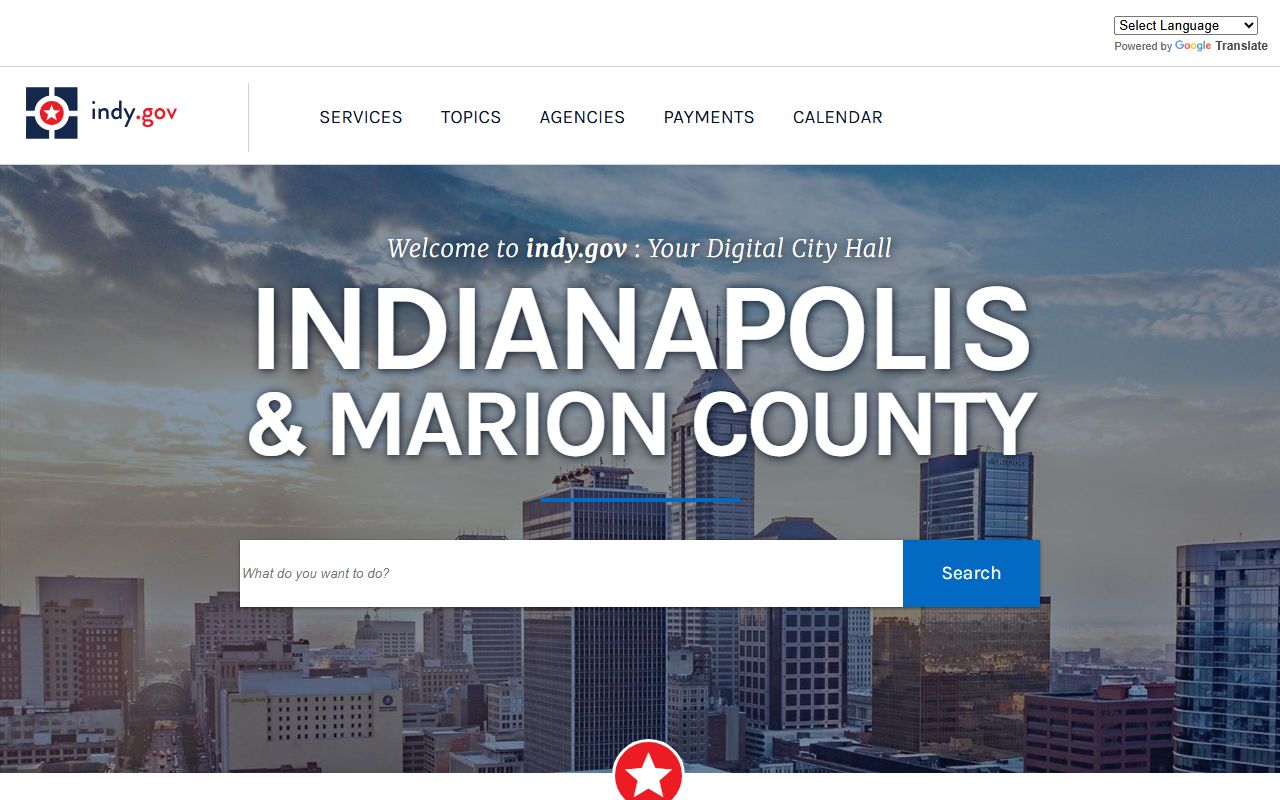 Marion County Indianapolis City-County homepage for Marion County DUI Records