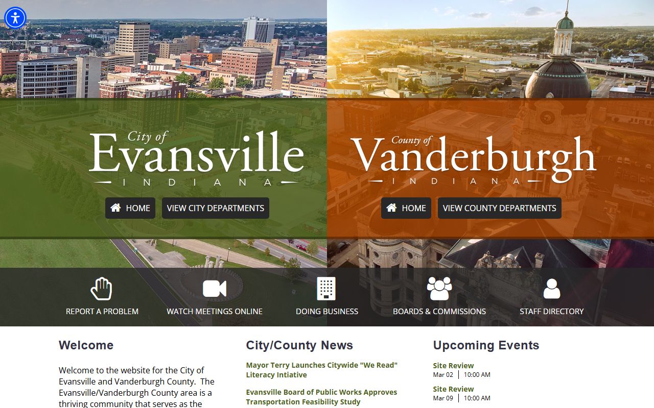 Vanderburgh County Indiana homepage for Vanderburgh County DUI Records